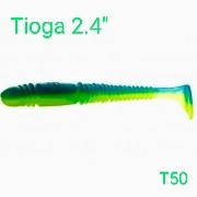 LUCKY JOHN Виброхвост 2.4" TIOGA T50 (Black Blue)