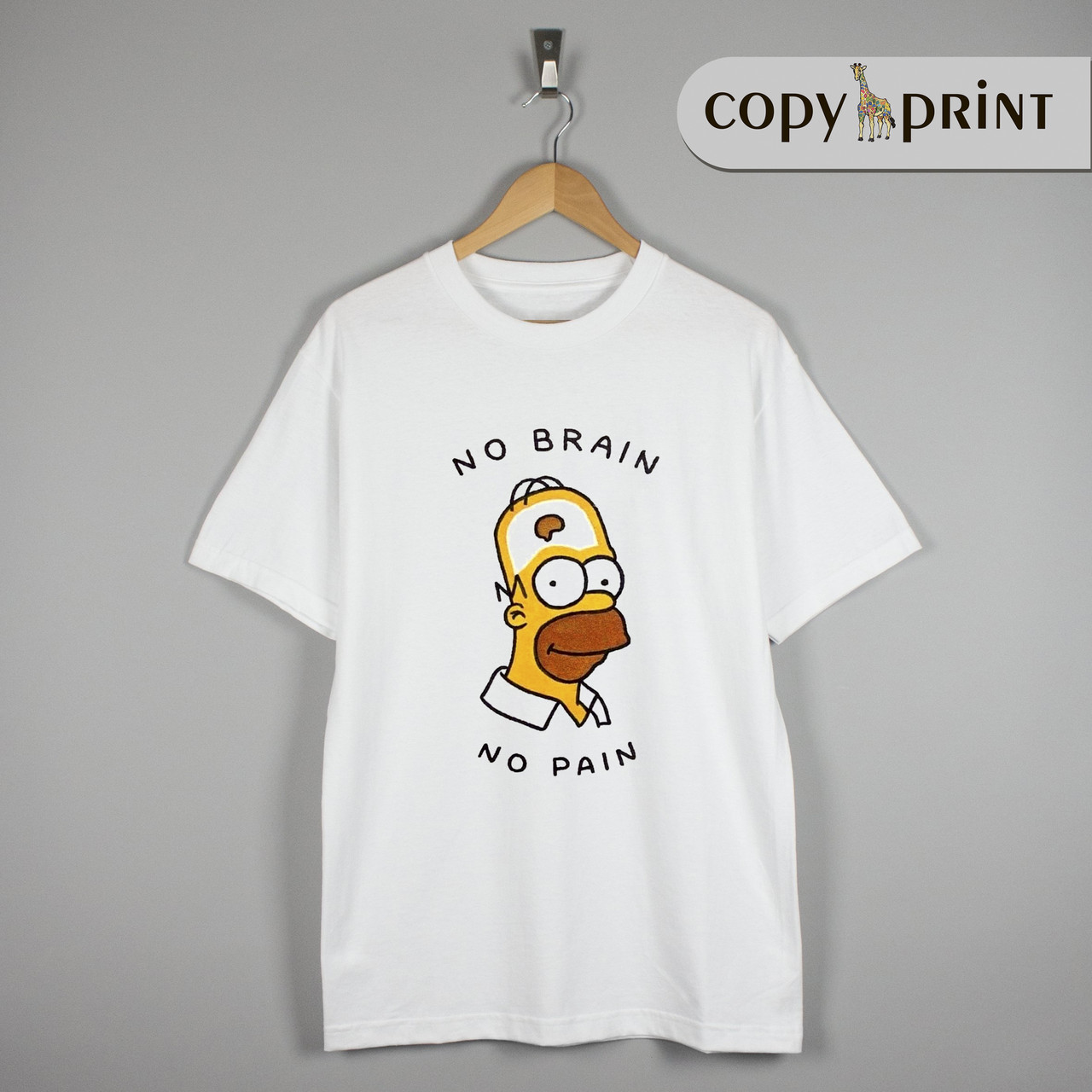 Футболка: Симпсони (No Braine, No Pain?), фото 1