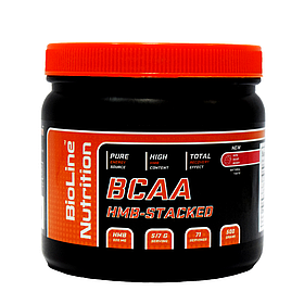 Амінокислоти BCAA 2:1:1 зі смаком малина 0,5 кг Bioline Nutrition