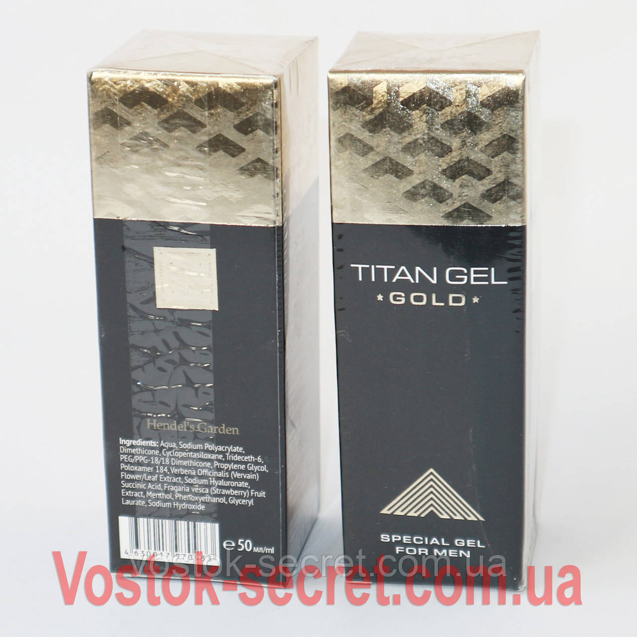 Титан Гель Голд (Titan Gel Gold) для збільшення статевого члена, чоловічий крем