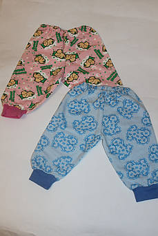 Дитячі ясельні штанці під памперс із начосом для новонародженого Розмір 62 см