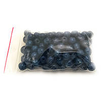 Дерев'яні намистини 12мм (100шт в упаковці) синього кольору