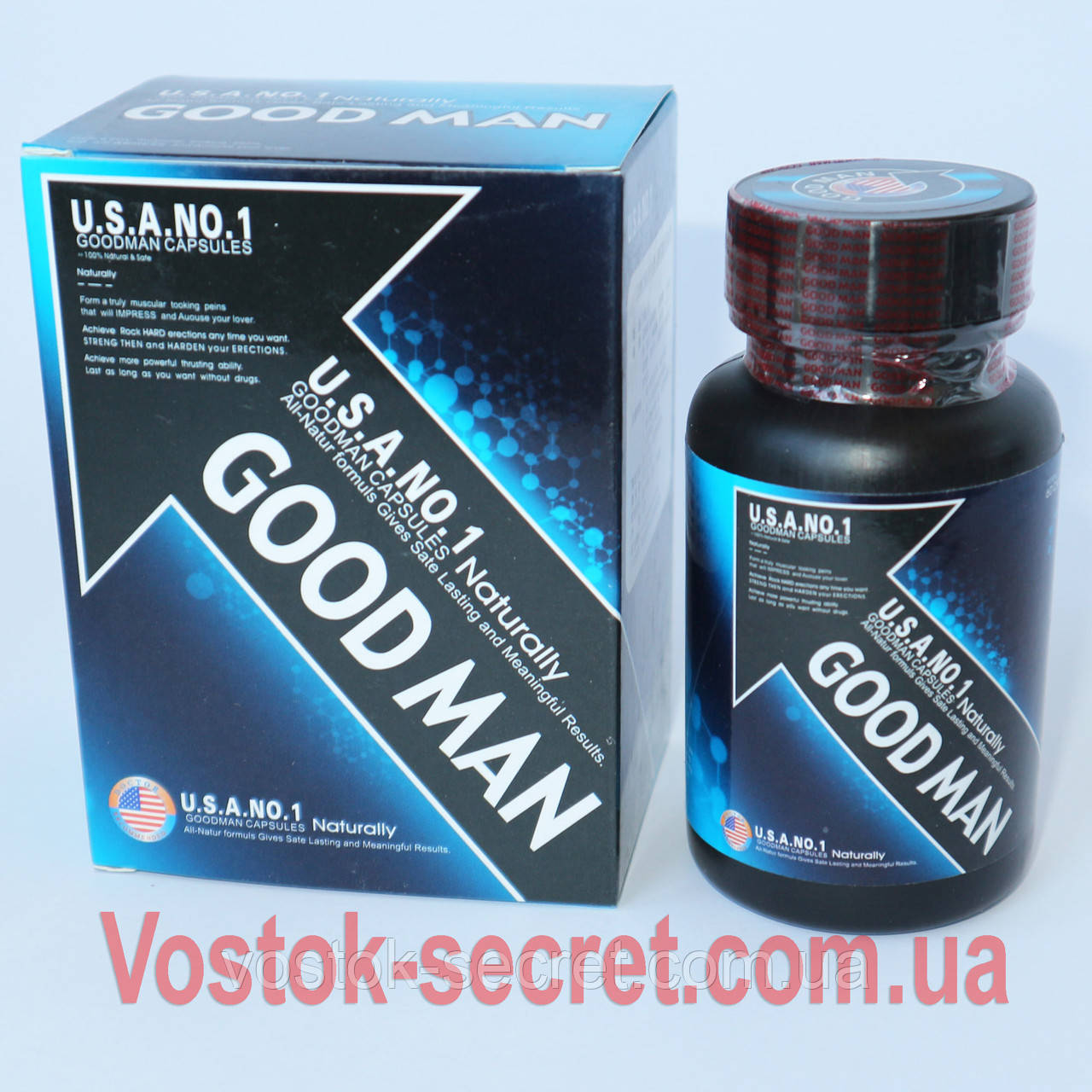 ГудМен, GoodMan — препарат для поліпшення потенції, 60капсул