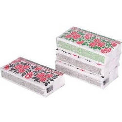 Серветка-хусточка "носовичок" паперовий - 10шт/уп