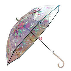 Зонт трость женский Ловец снов прозрачный арт RST810WC 9-244