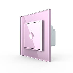 Сенсорний вимикач Livolo Sense рожевий (702000117)