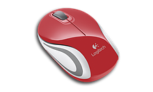 Logitech Wireless Mini Mouse M187 red