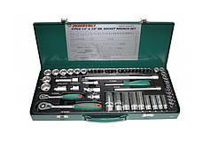 Набір інструментів JONNESWAY S04H3157S 1/4" і 3/8" (57 предметів)
