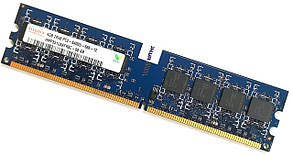 Оперативна пам'ять Hynix DDR2 4Gb 800MHz PC2 6400U 2R8 CL6 (HMP351U6AFR8C-S6 AB) Б/В