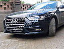 Решітка радіатора Audi A4 2012-2015 стиль Audi S4 Black+Chrome, фото 7