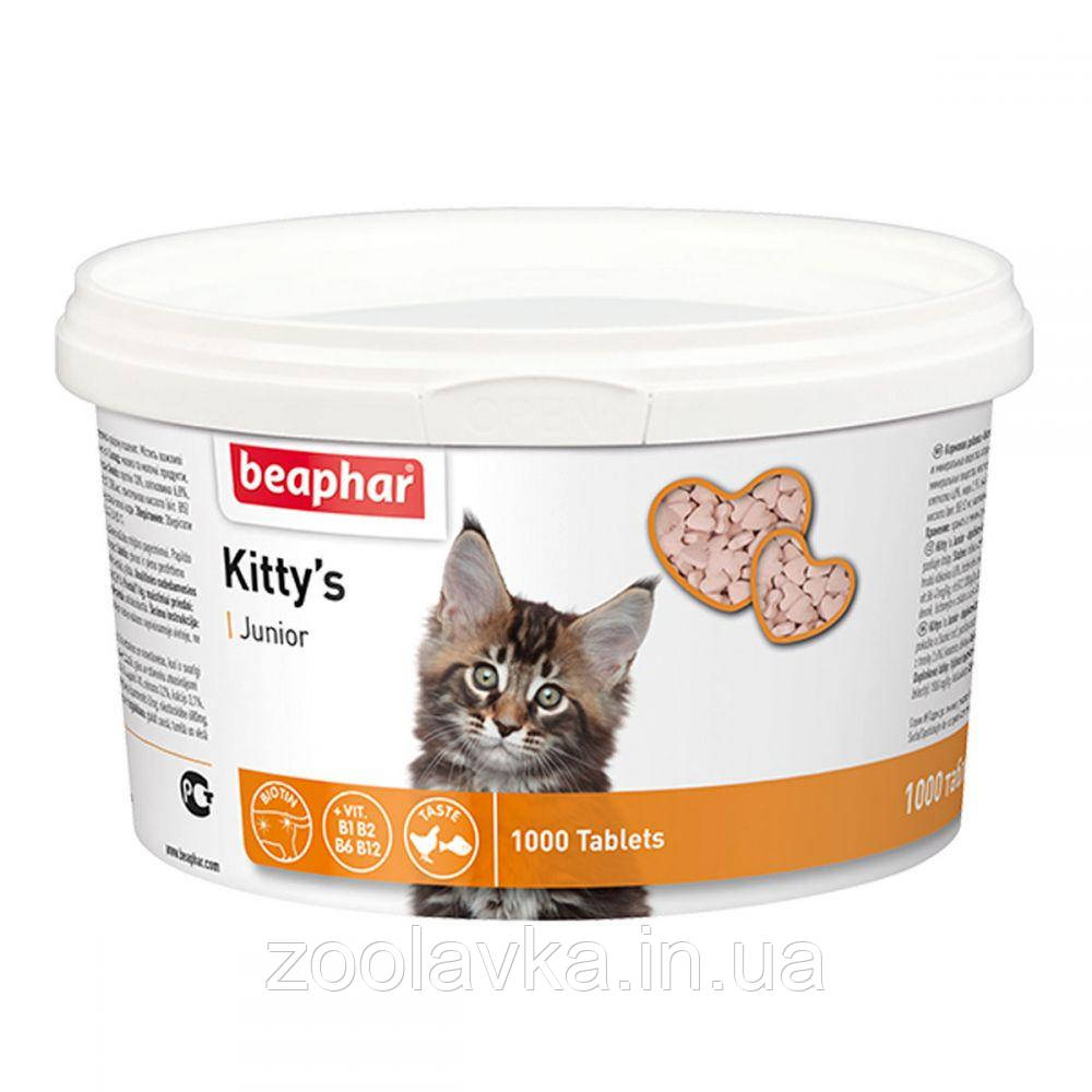 Beaphar Kittys junior Вітаміни для кошенят 1000т