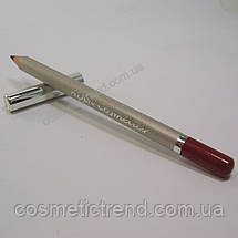 Олівець для губ водостійкий дерев'яний Lipliner Cyclamen N44 (інтенсивний червоно-рожевий) Aden Cosmetics, фото 3