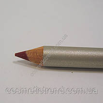 Олівець для губ водостійкий дерев'яний Lipliner Cyclamen N44 (інтенсивний червоно-рожевий) Aden Cosmetics, фото 4