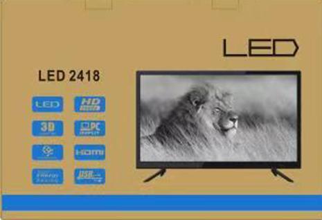 LED телевізор 2418, вбудований Т2, 24 дюйма