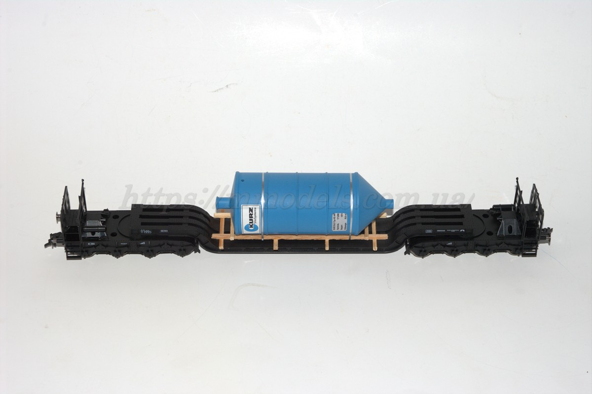 Fleischmann 5299K модель 8ми осного транспортера с грузом, масштаба Н0 1:87 - фото 3 - id-p1229097564