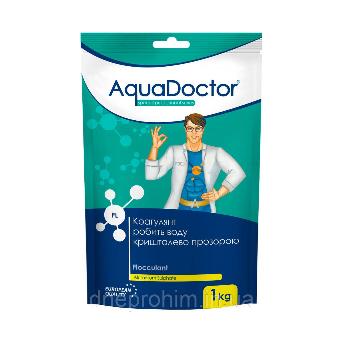 Коагулювальний засіб у гранулах AquaDoctor FL 1 кг