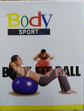 М'яч для вправ Fit Body Ball, синій Дропшипинг