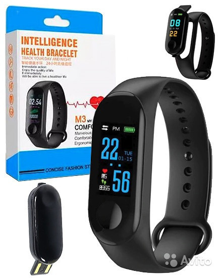 Фітнес-браслет intelligence health bracelet M3
