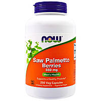 Saw Palmetto Berries 550 мг NOW​, 250 капсул