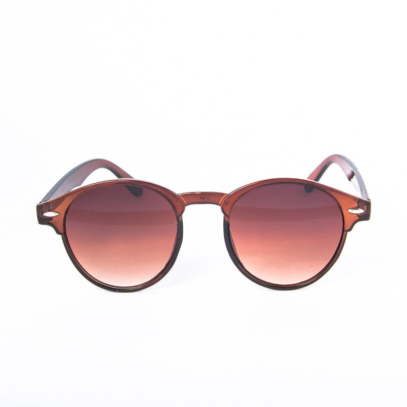 Сонцезахисні окуляри унісекс - коричневі - 2-014, фото 2