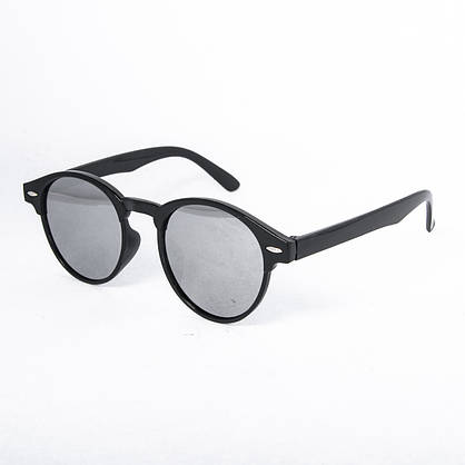 Сонцезахисні окуляри унісекс - чорні дзеркальні -2-014, фото 3