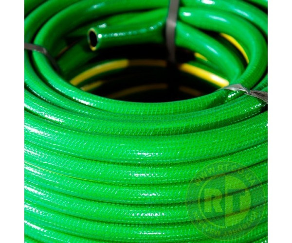 Шланг полив ПВХ 19мм (3/4 зелений 3-шарейн), фото 1
