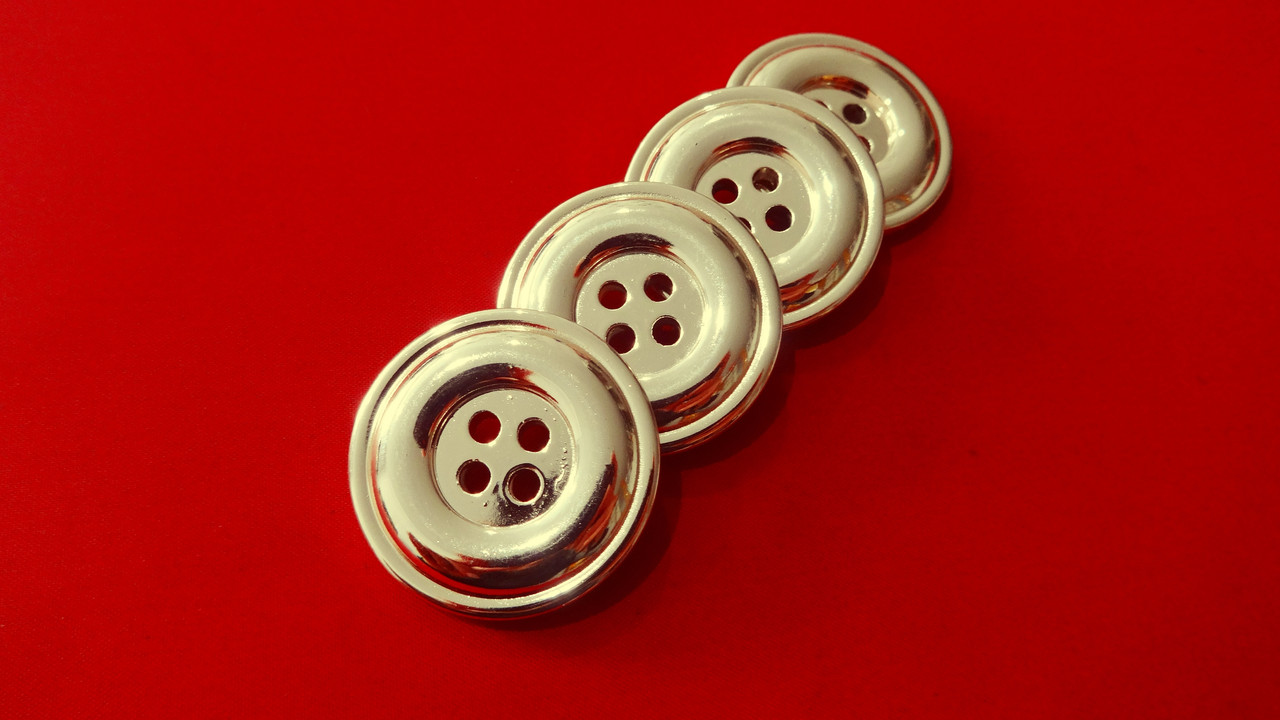 Ґудзики костюмні 25 мм 4 удари колір в асортименті, фото 1