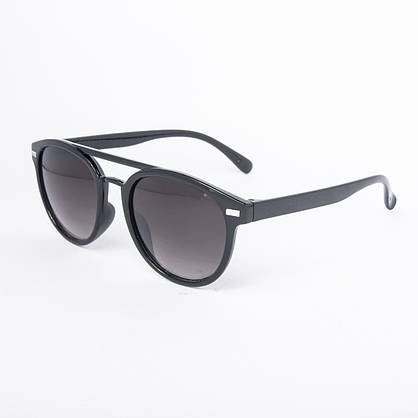 Сонцезахисні окуляри унісекс чорні — 2-16-618, фото 3