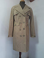 Хлопчатобумажный тренчкот  оливкового цвета Solar