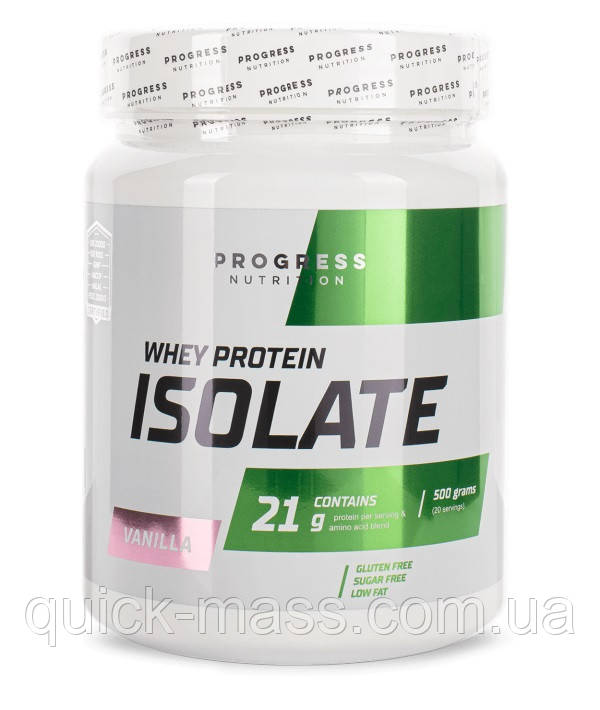 Протеїн без цукру Progress Nutrition Whey Protein Isolate 500g