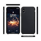 Чехол iPhone 12 Mini черный закрытый низ, фото 9