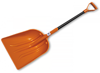 Лопата универсальная, пластиковая с металлическим черенком, KT-CXG809-M
