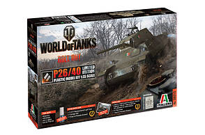 P26 і їхати/40. Збірна модель танка в масштабі 1/35 з серії World of Tanks. ITALERI 36515