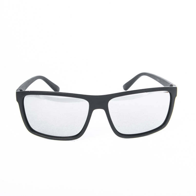 Сонцезахисні окуляри унісекс - чорні дзеркальні -2-2009, фото 2