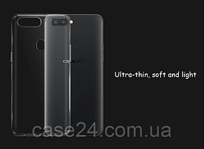 Ультратонкий 0,3 мм чохол для OPPO A12 прозорий, фото 3