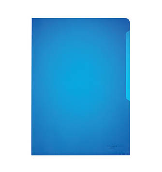 Папка-куток пластик синя А4 DURABLE
