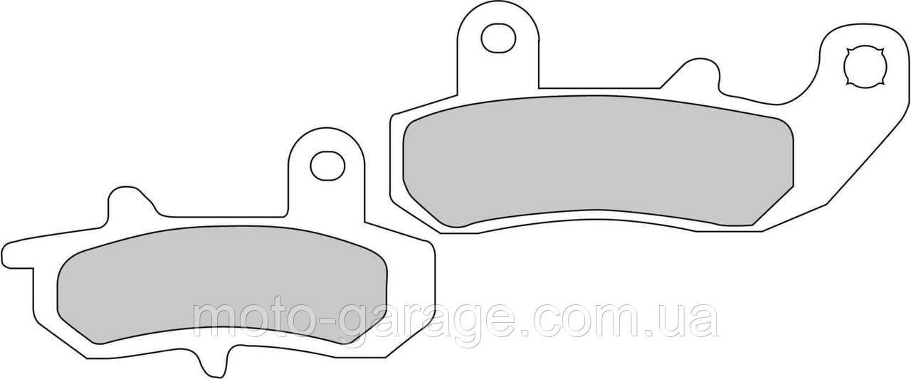 Гальмівні колодки FDB607P,SUZUKI RG V250 93-95, DR 600 / 650 89-96,DR 750 89, DR 800 90-91,