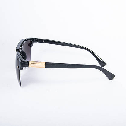 Сонцезахисні окуляри унісекс - чорні - 2-6076-1, фото 4