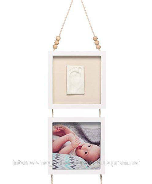 Рамка для фото з відбитком ручки Baby Art Подвійна підвісна