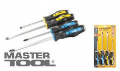 MasterTool Набір викруток ударних 4 шт (PH2*100; 3*150, SL6*100, 8*150), Арт.: 40-1153