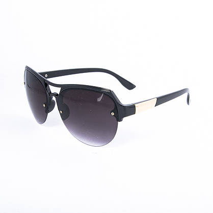 Сонцезахисні окуляри унісекс - чорні - 2-6085-1, фото 3