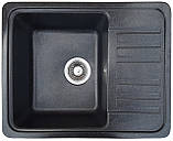 Кухонна гранітна мийка Valetti Europe модель №9 сірий 5746, фото 7