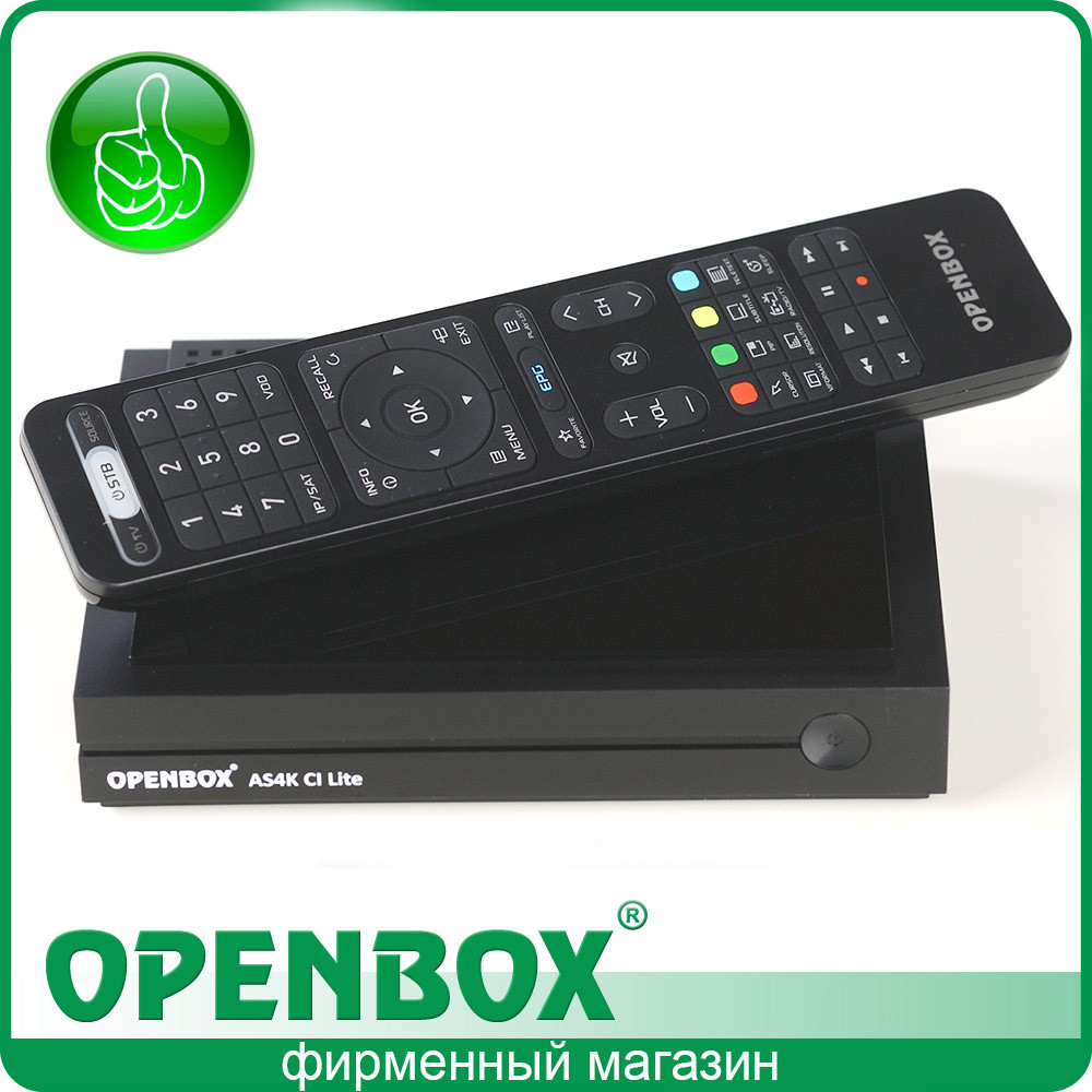 Супутниковий Android UHD ресивер Openbox AS4K CI Lite