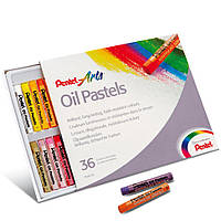 Пастель масляная ARTS OIL PASTELS Pentel 36 цветов