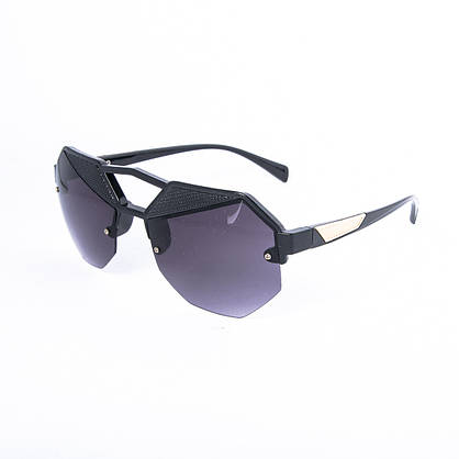 Сонцезахисні окуляри унісекс - чорні - 2-6087-1, фото 3