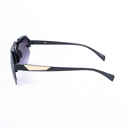 Сонцезахисні окуляри унісекс - чорні - 2-6087-1, фото 4