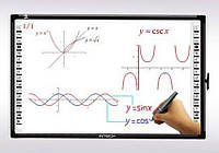 Доска интерактивная настенная, 65 дюймов рама алюминий 20 касаний