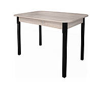 Стол кухонный с деревянными ножками (ширина 1000 мм.) МАКСИ-МЕбель Дуб сонома/Венге темный (8303)