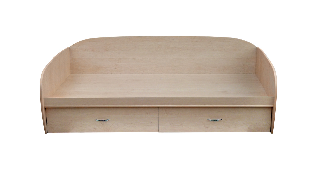 Ліжко Батумська NEW (плюс) МАКСІ-Меблі (під матрац 1700 х 900) Дуб молочний (8422)