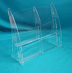 Стійка рекламна А4 формату 4 кишені